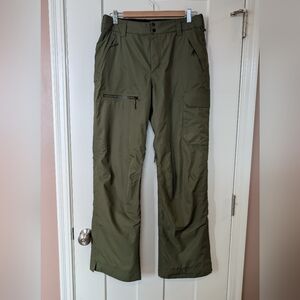 Women's Olive Snow Pants